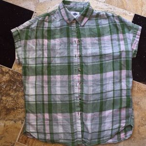 Wild Blue Sadie Robertson SOFT shortsleeve flannel